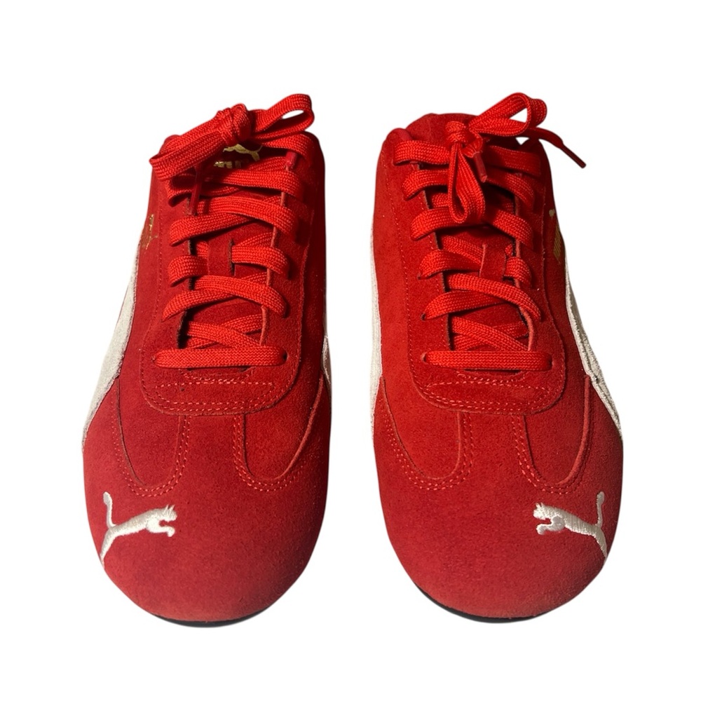 Puma SpeedCat LS Red White Motorsport Shoes Rare 380173-04 Mens Size 10 - Picture 4 of 7